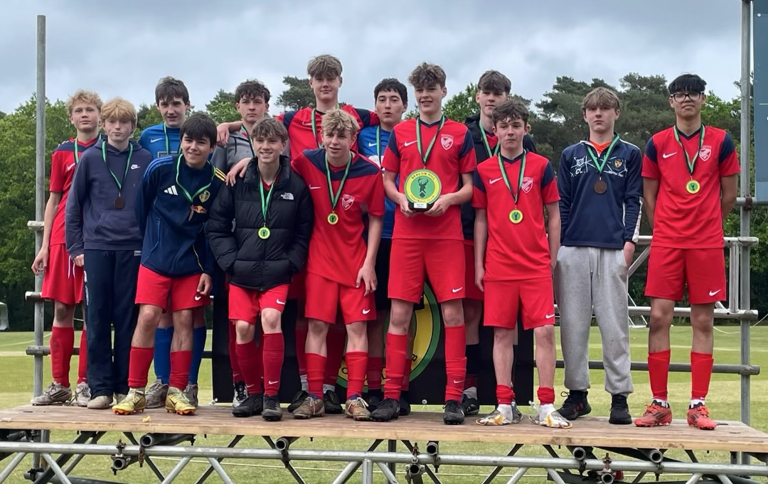 U15s on the podium